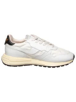 Leder-Sneakers "Reelwind Low" in Weiß/ Schwarz