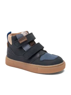 Leder-Sneakers "Roy" in Dunkelblau