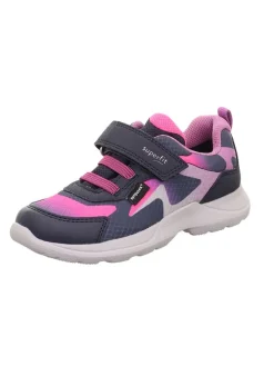 Leder-Sneakers "Rush" in Pink/ Dunkelblau