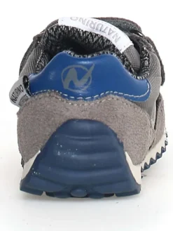 Leder-Sneakers "Sammy 2" in Blau/ Grau