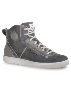 Leder-Sneakers "Sorapis" in Grau