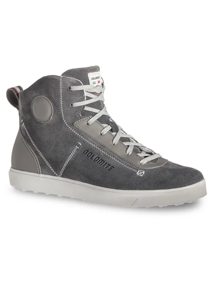 Leder-Sneakers "Sorapis" in Grau