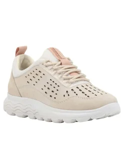 Leder-Sneakers "Spherica" in Beige/ Weiß