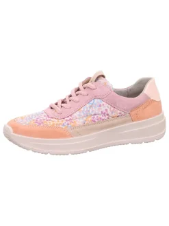 Leder-Sneakers "Sprinter" in Bunt/ Rosa