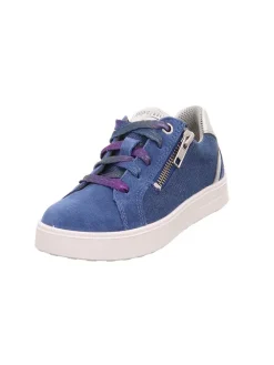 Leder-Sneakers "Stella" in Blau