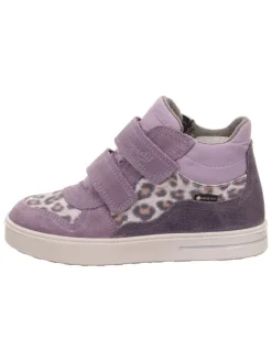 Leder-Sneakers "Stella" in Lila