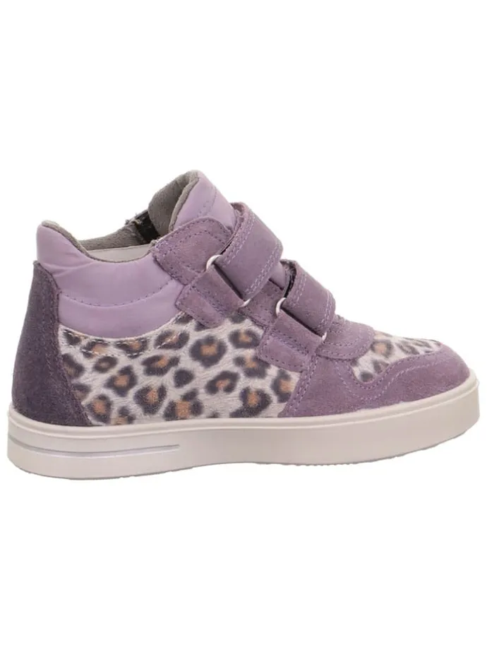 Leder-Sneakers "Stella" in Lila