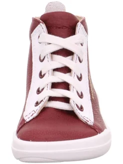 Leder-Sneakers "Superfree" in Rot