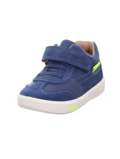 Leder-Sneakers "Supies" in Blau