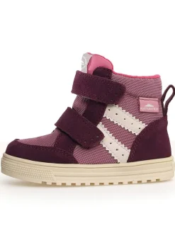 Leder-Sneakers "Tabby" in Lila/ Rosa