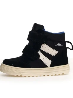 Leder-Sneakers "Tabby" in Schwarz