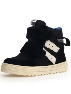 Leder-Sneakers "Tabby" in Schwarz