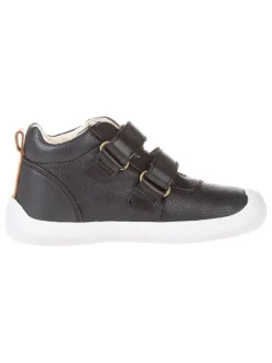 Leder-Sneakers "The Walk Strap Sporty" in Schwarz