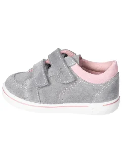 Leder-Sneakers "Timmi" in Grau/ Rosa