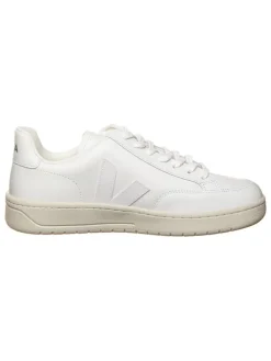 Leder-Sneakers "V 12" in Weiß