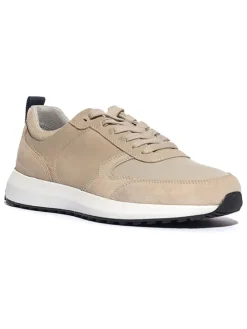 Leder-Sneakers "Volpiano" in Beige