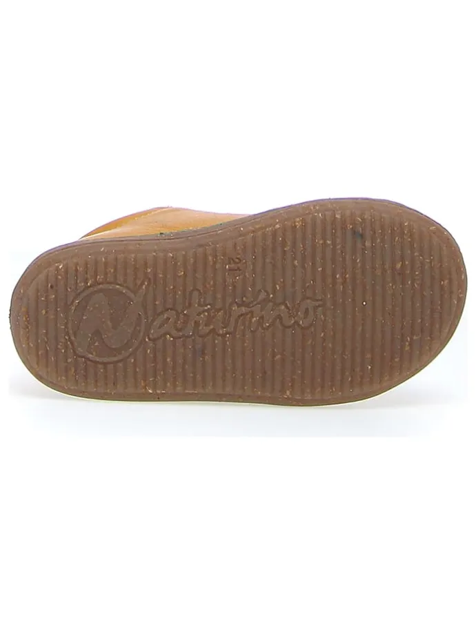 Leder-Sneakers "Windy" in Gelb