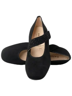 Leder-Spangenballerinas 