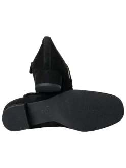 Leder-Spangenballerinas 