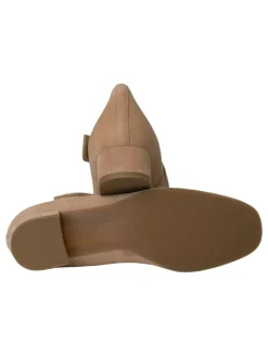 Leder-Spangenballerinas 