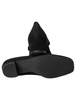 Leder-Spangenballerinas 