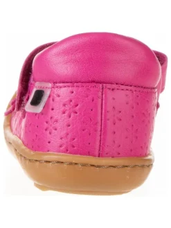 Leder-Spangenballerinas in Pink