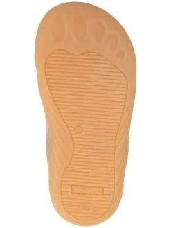 Leder-Spangenballerinas in Dunkelblau