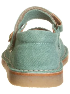 Leder-Spangenballerinas 