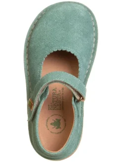 Leder-Spangenballerinas 