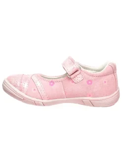 Leder-Spangenballerinas "Rilla" in Rosa