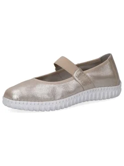 Leder-Spangenballerinas 