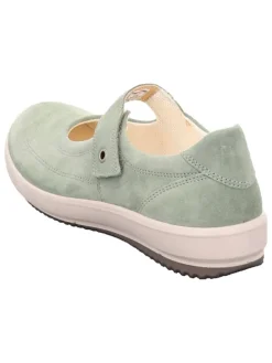 Leder-Spangenballerinas 