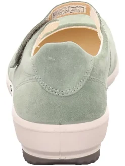 Leder-Spangenballerinas 