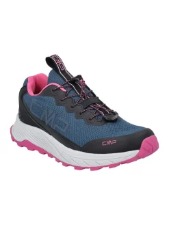 Leder-Sportschuhe "Phelyx" in Dunkelblau/ Pink