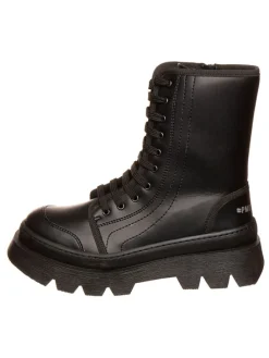 Leder-Stiefel "Berlin" in Schwarz