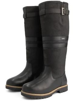 Leder-Stiefel "Frederikstad" in Schwarz