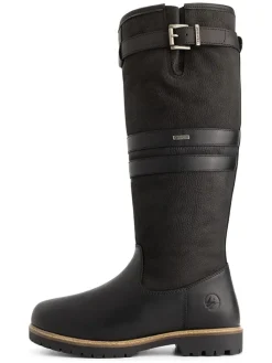 Leder-Stiefel "Frederikstad" in Schwarz
