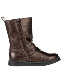 Leder-Stiefel in Braun