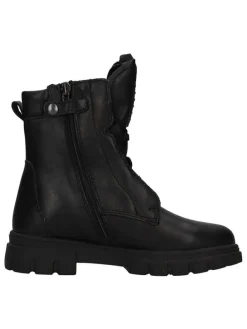 Lederstiefel in Schwarz