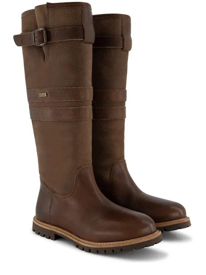 Leder-Stiefel "Norway" in Braun