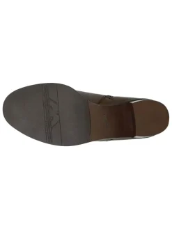 Leder-Stiefeletten in Braun