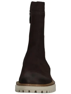 Leder-Stiefeletten in Braun