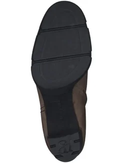 Leder-Stiefeletten in Braun