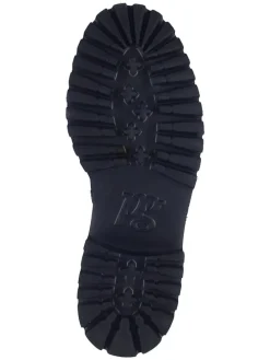 Leder-Stiefeletten in Schwarz