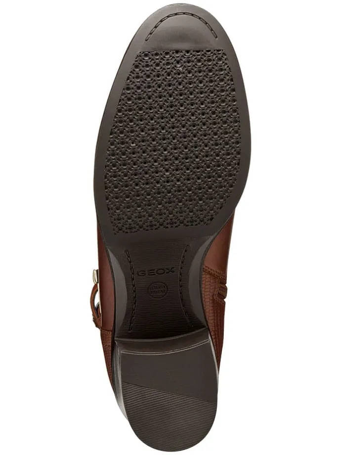 Leder-Stiefeletten "New Asheel" in Hellbraun