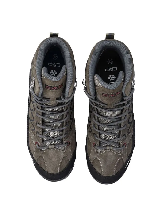 Leder-Trekkingboots "Moon" in Braun/ Grau