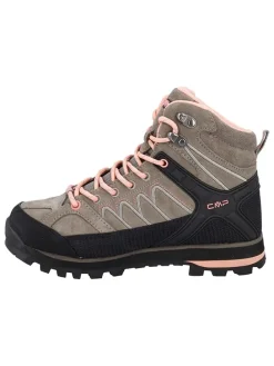 Leder-Trekkingboots "Moon" in Grau