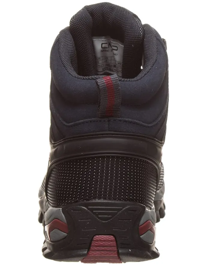 Leder-Trekkingboots "Rigel" in Dunkelblau