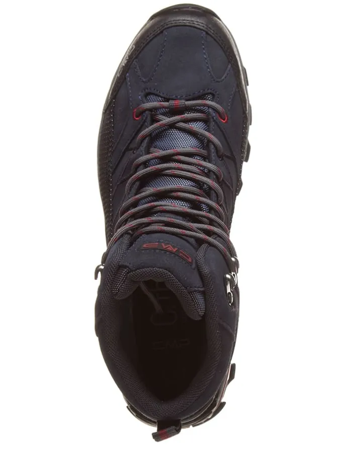 Leder-Trekkingboots "Rigel" in Dunkelblau