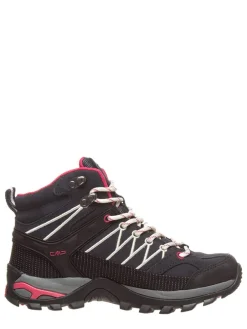 Leder-Trekkingboots "Rigel" in Schwarz